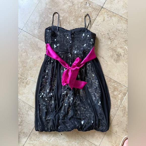 Jody Christopher girls strapless sequin dress excellent condition size 3 - Picture 5 of 10